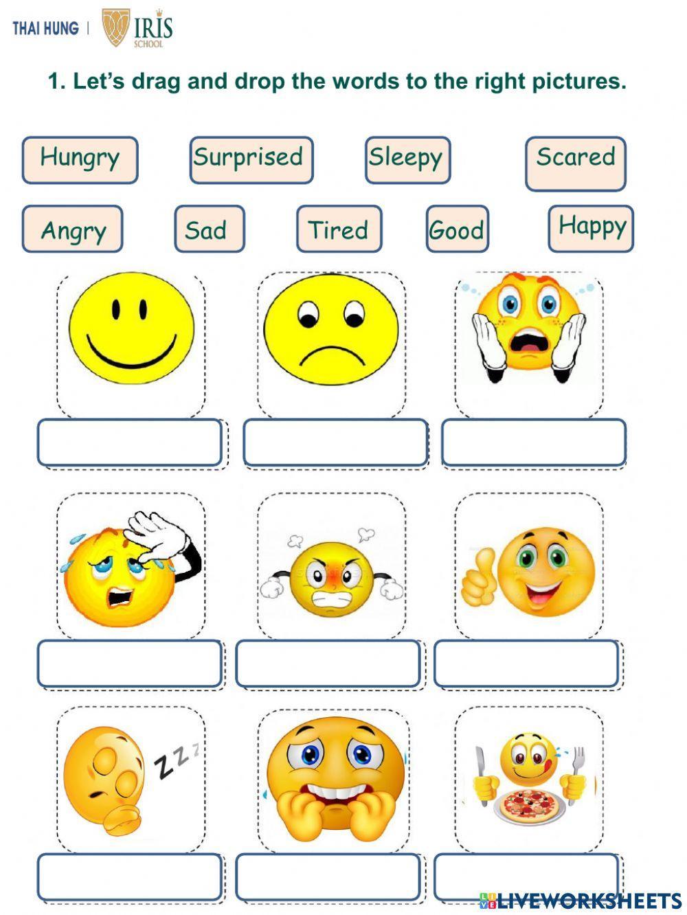 English-Worksheet about Emotion