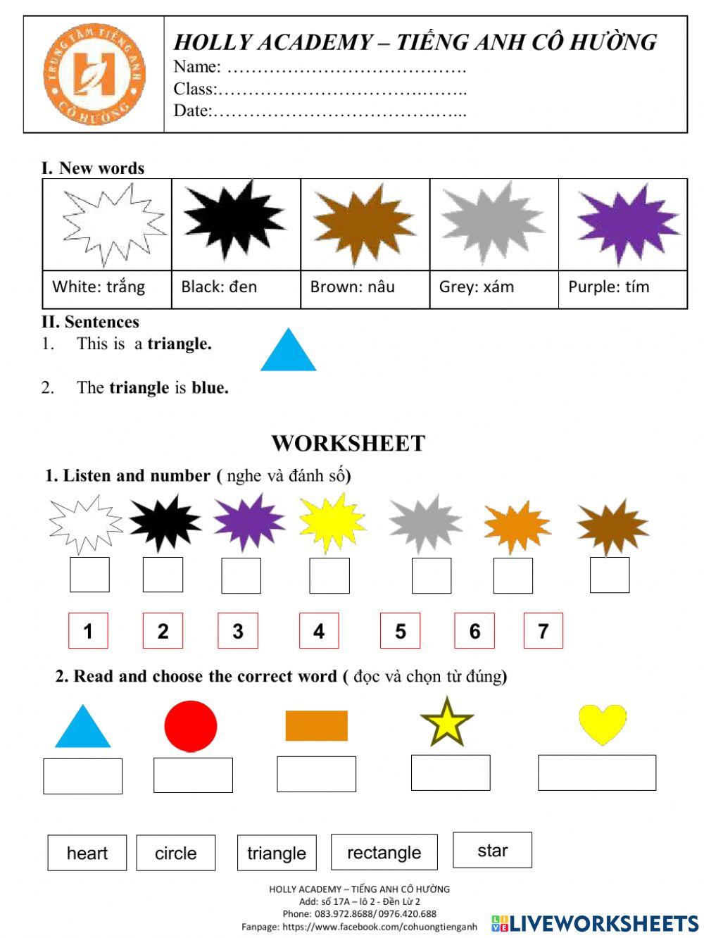 Ice-cream Colours and Shapes L4