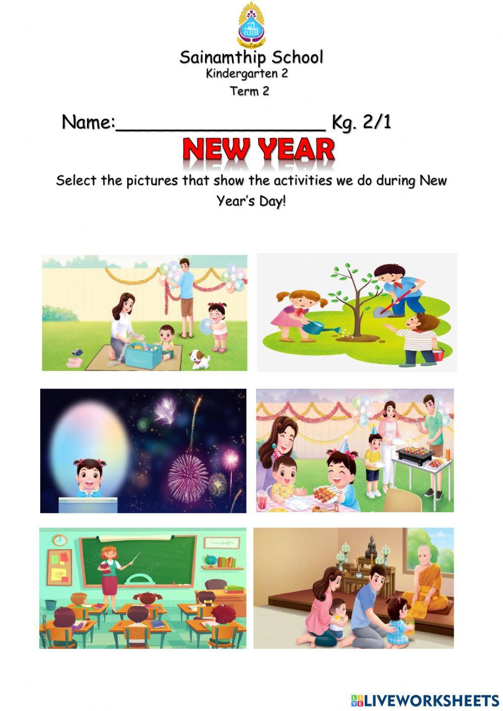 Activities on new year
