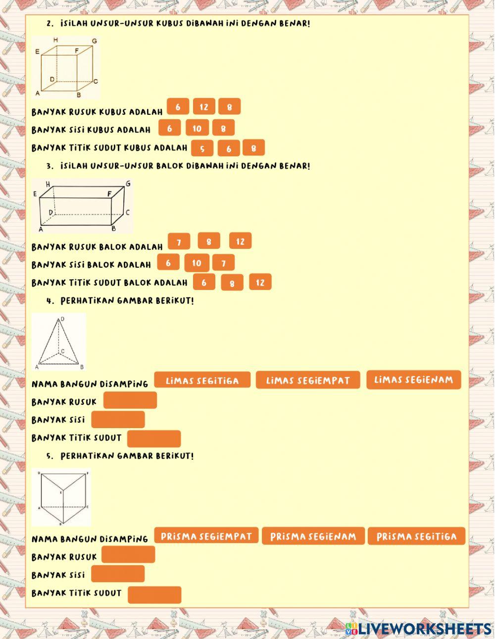 Bangun Ruang Sisi Datar