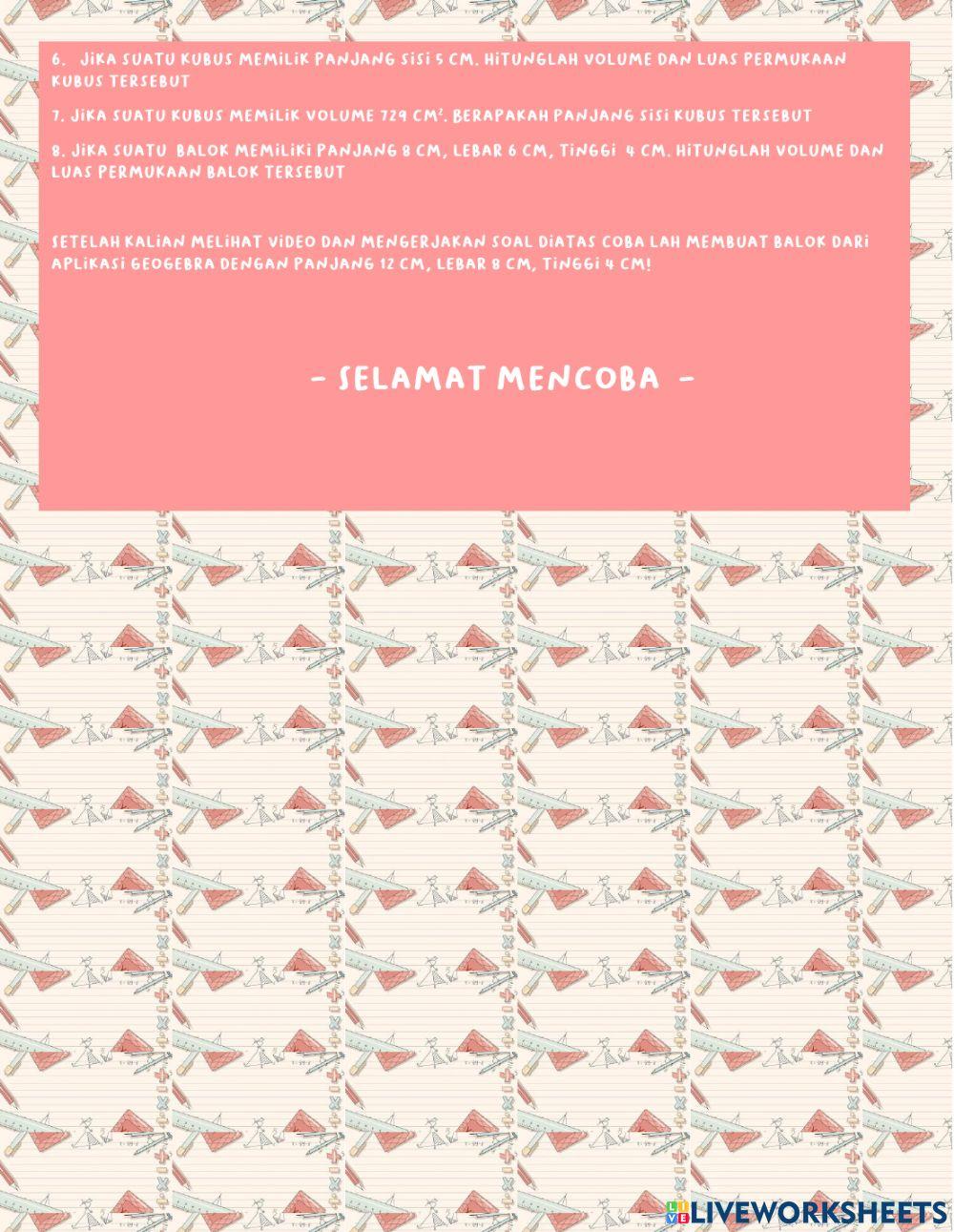 Bangun Ruang Sisi Datar