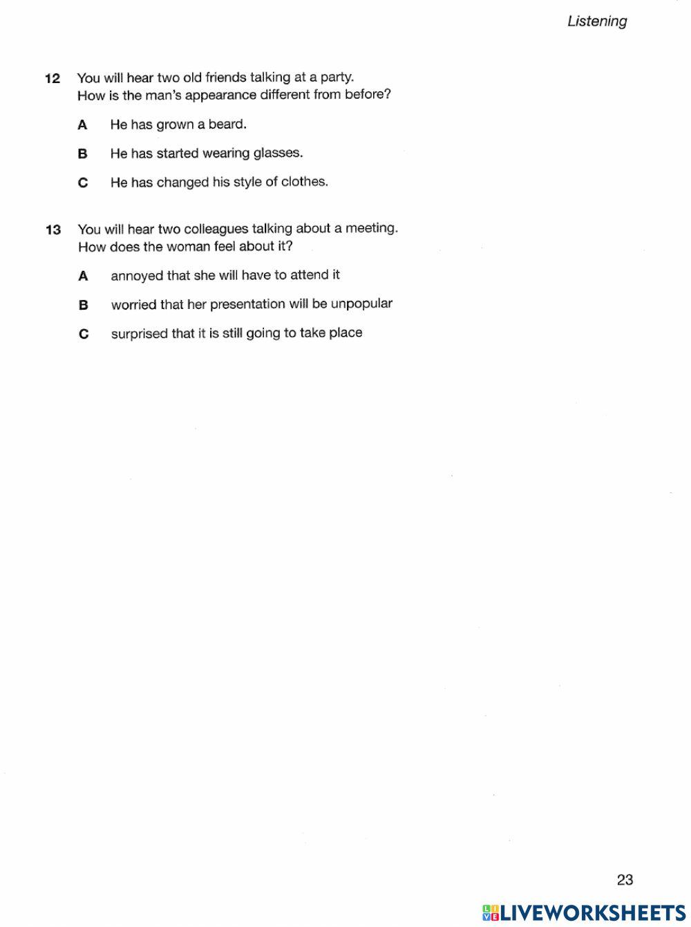 Pet-Listening-Test 1