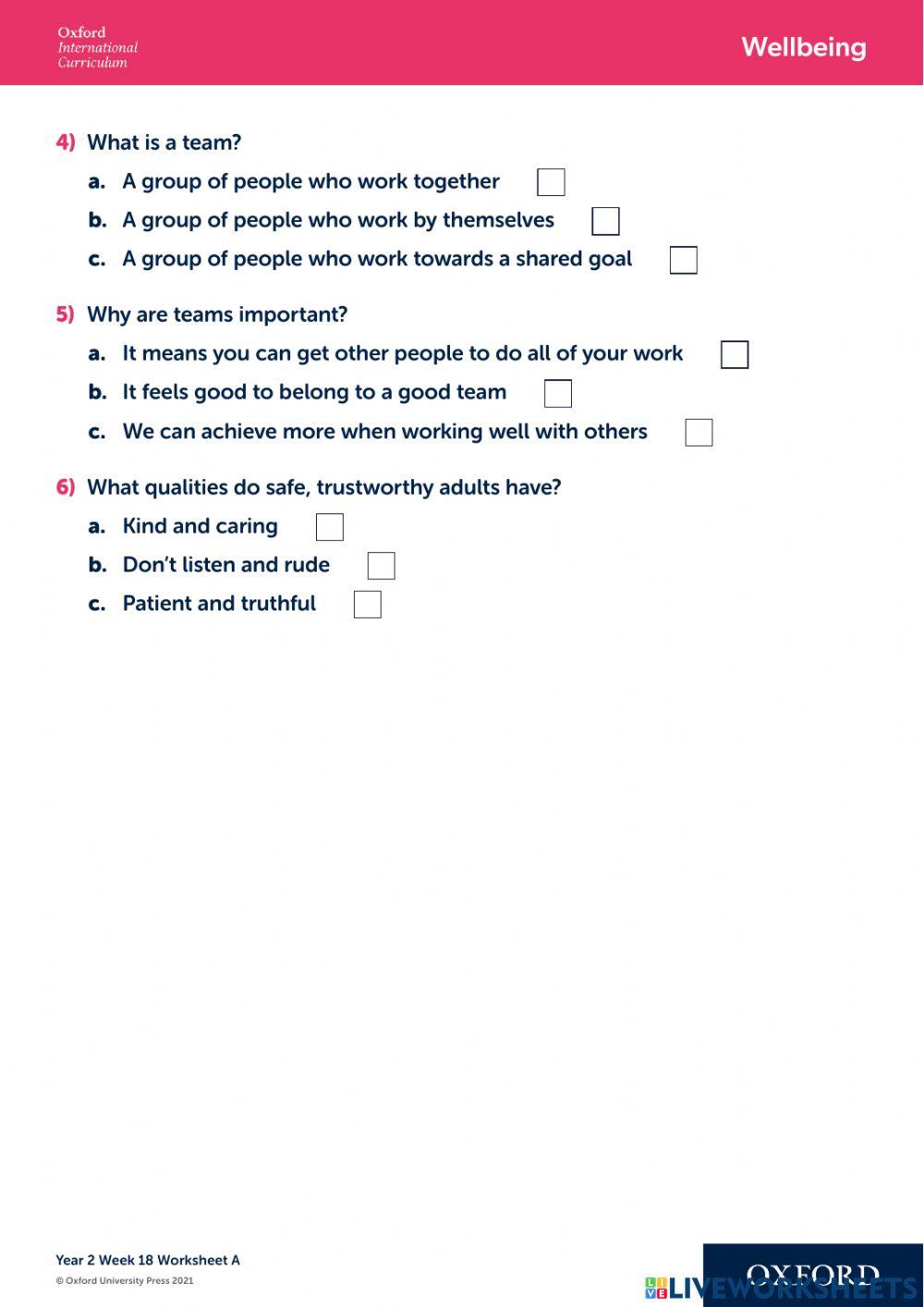 OIC 2-T2-W18: Check what you know
