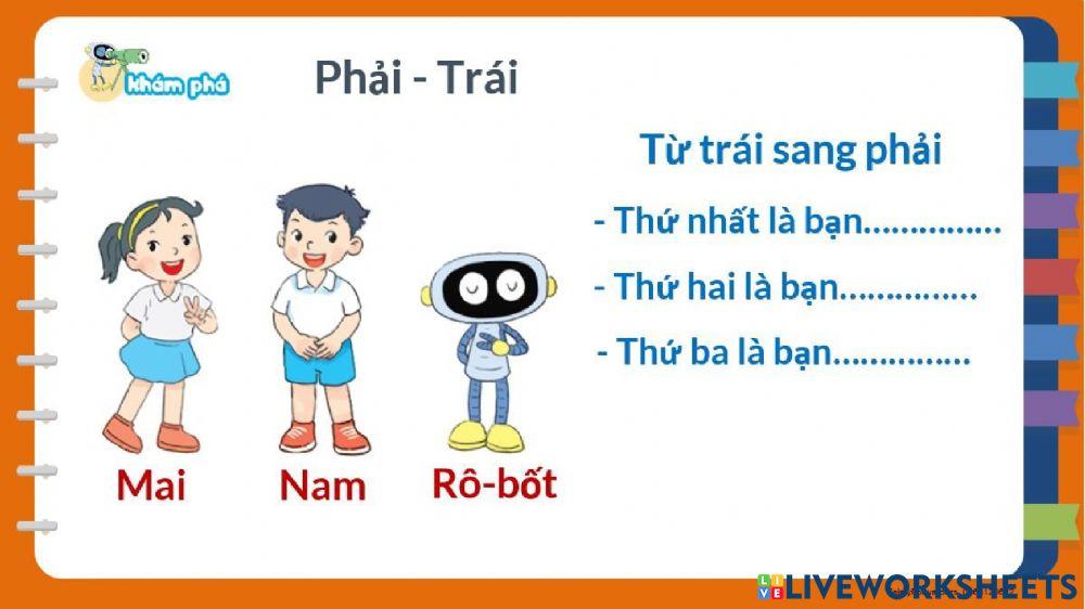Vị trí định hướng trong không gian
