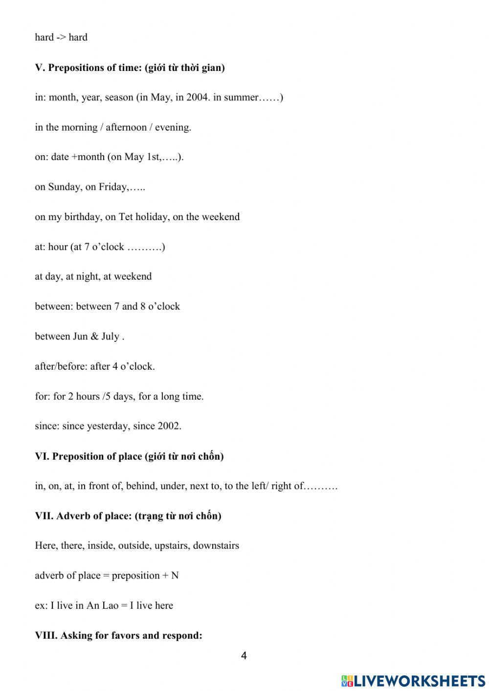 Đề cương ôn anh 8-old