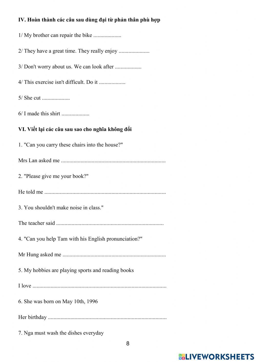 Đề cương ôn anh 8-old