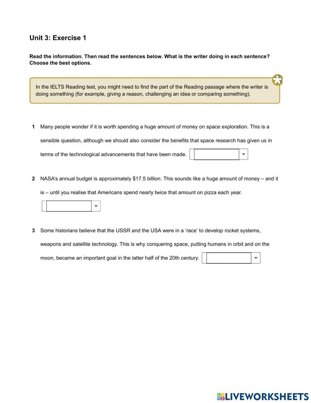 Mindset 2 - Reading - Unit 3 Ex1