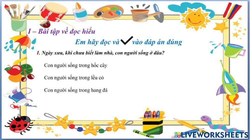 Phiếu bài tập cuối tuần (tuần 14)