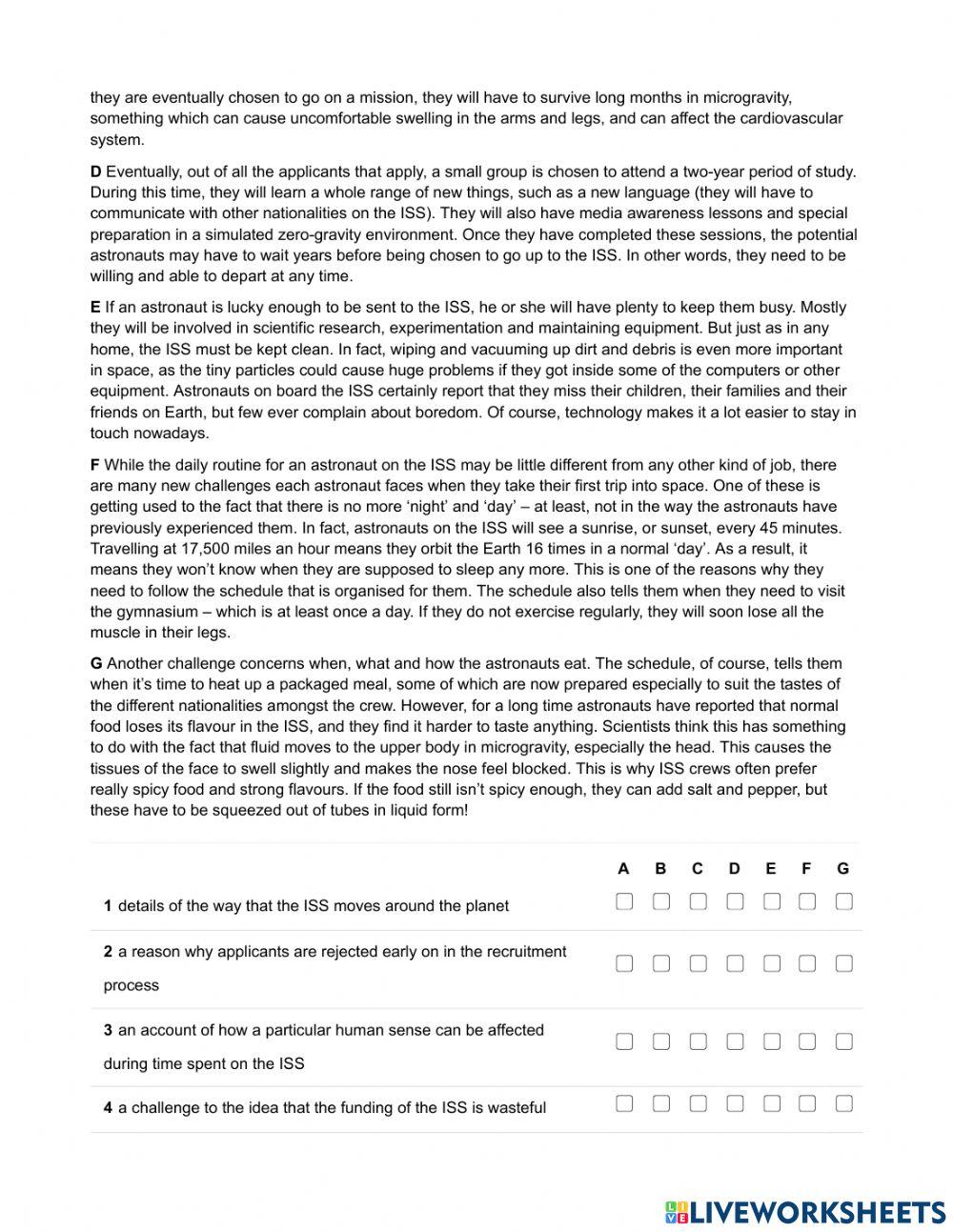 Mindset 2 - Reading - Unit 3 Ex8