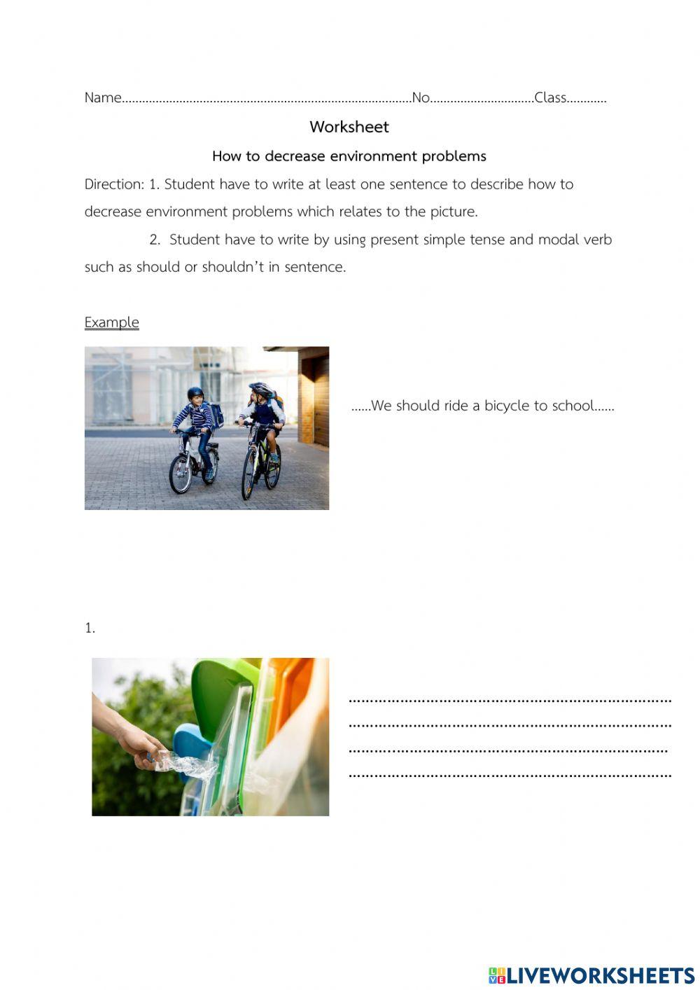 How to decrease environmental problems