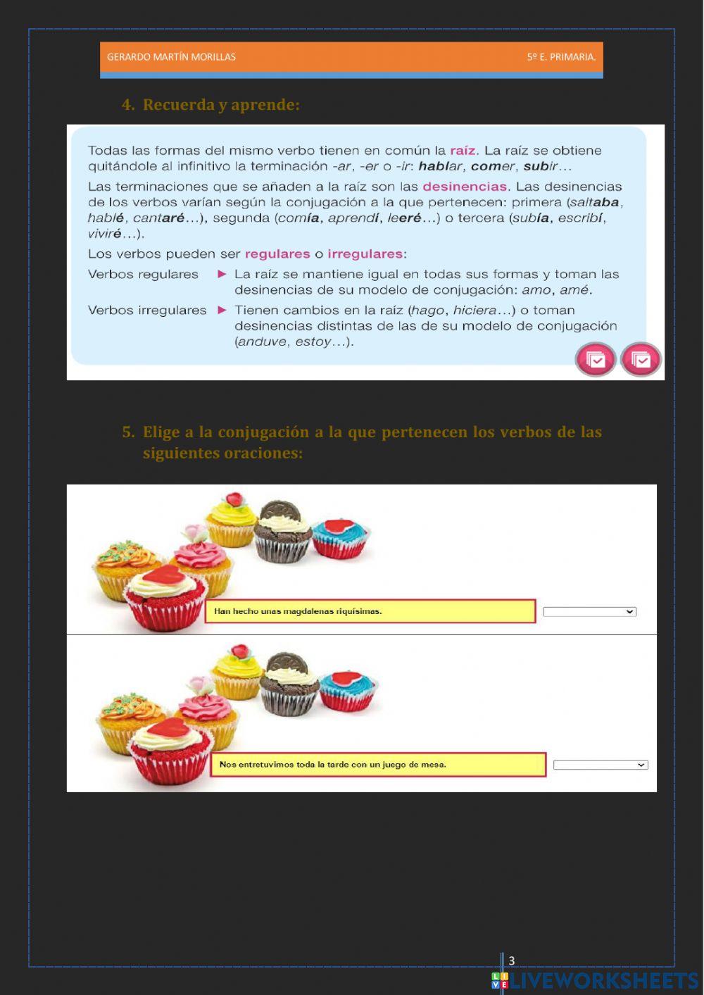 Taller de gramática. Ficha 5.