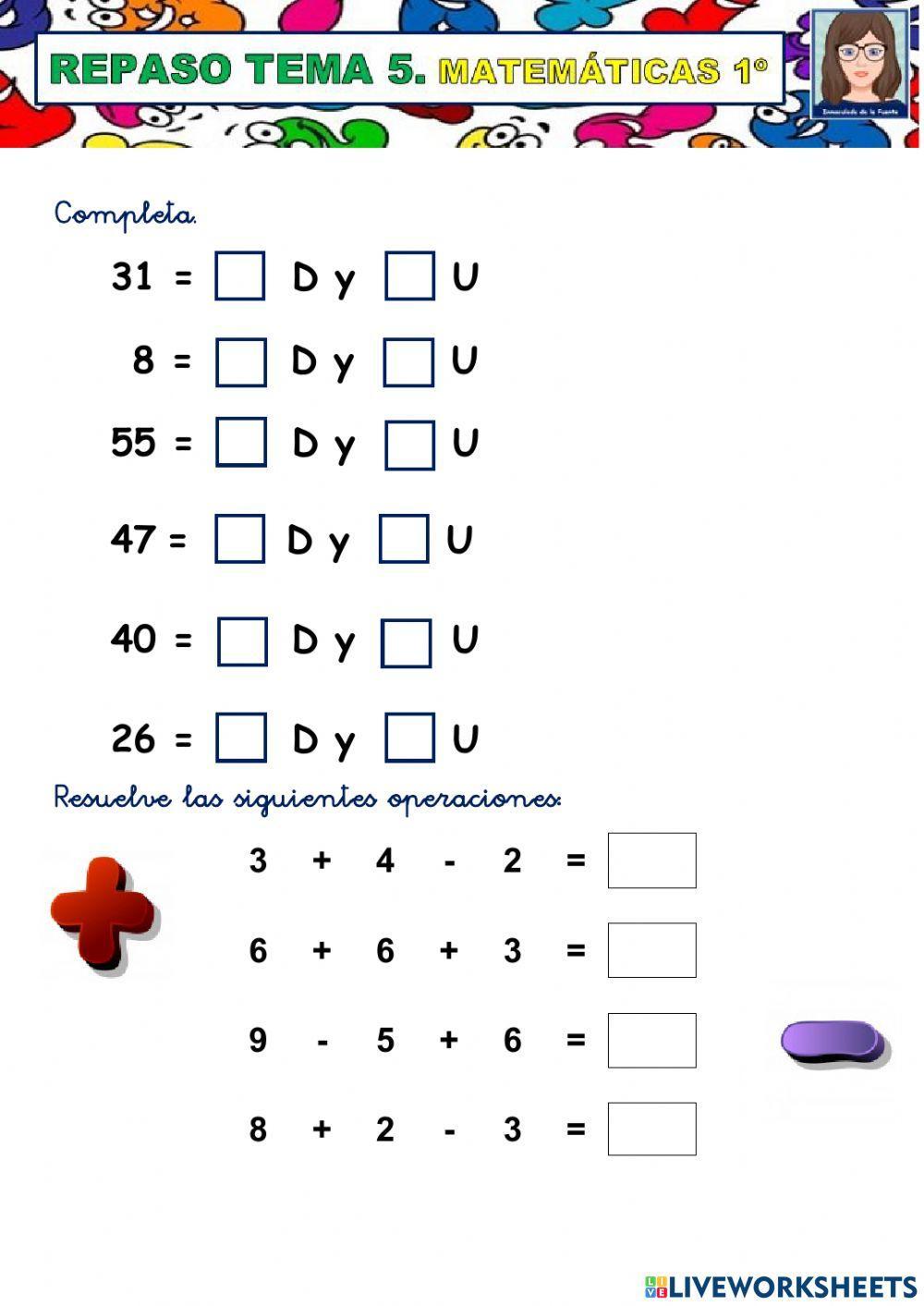 MATE 1º Repaso tema 5