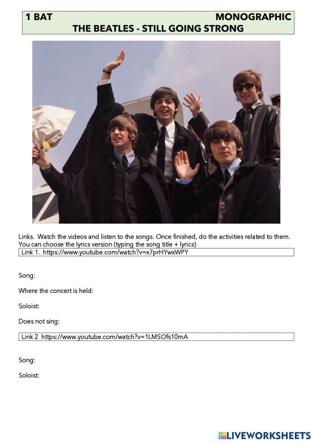 Monographic songs beatles