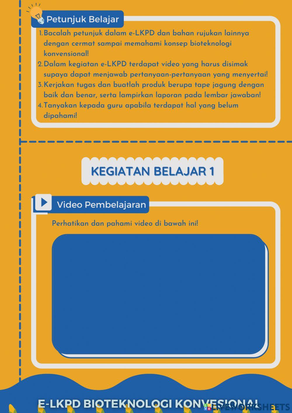 Tape Jagung - Bioteknologi - Kelas 9