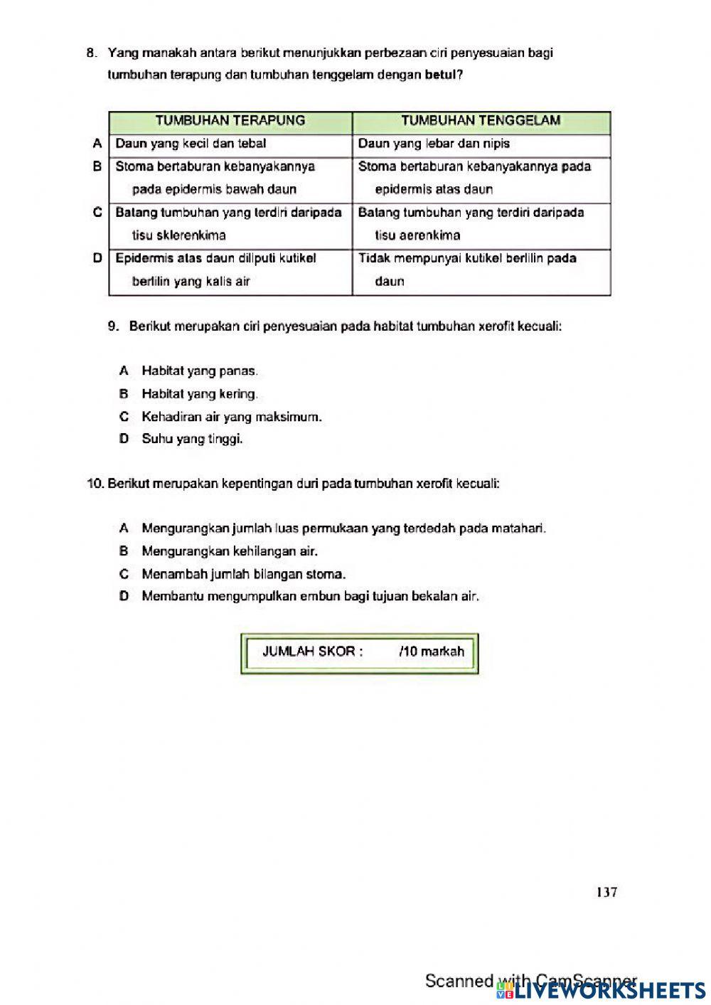 Modul Hebat Edisi 2021 Biologi Tingkatan 5 Bab 7