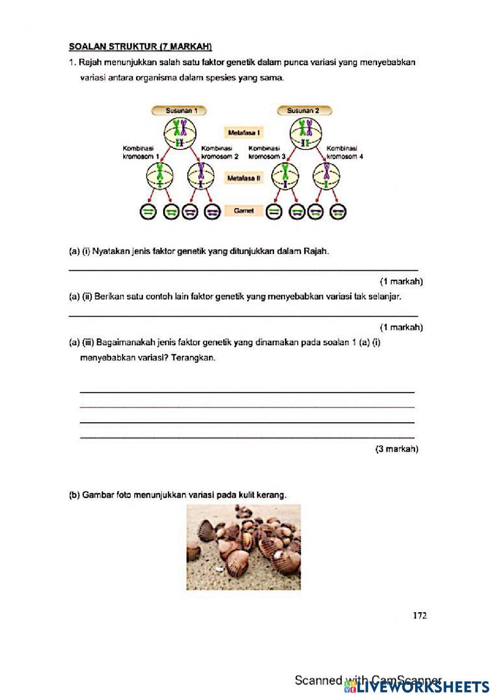 Modul Hebat Edisi 2021 Biologi Tingkatan 5 Bab Variasi12
