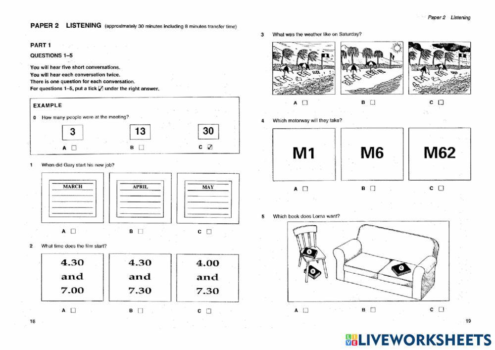 Hhes - listening - test 1