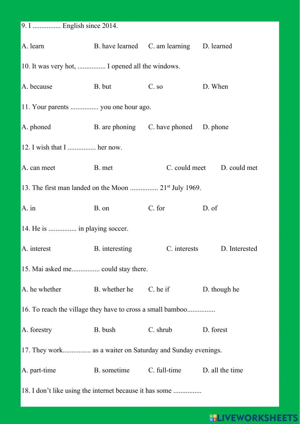 Revision - grade 9 old