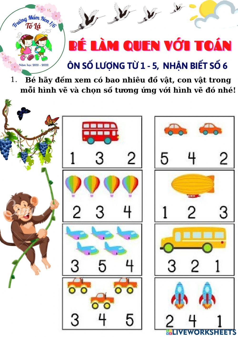 Làm quen với toán