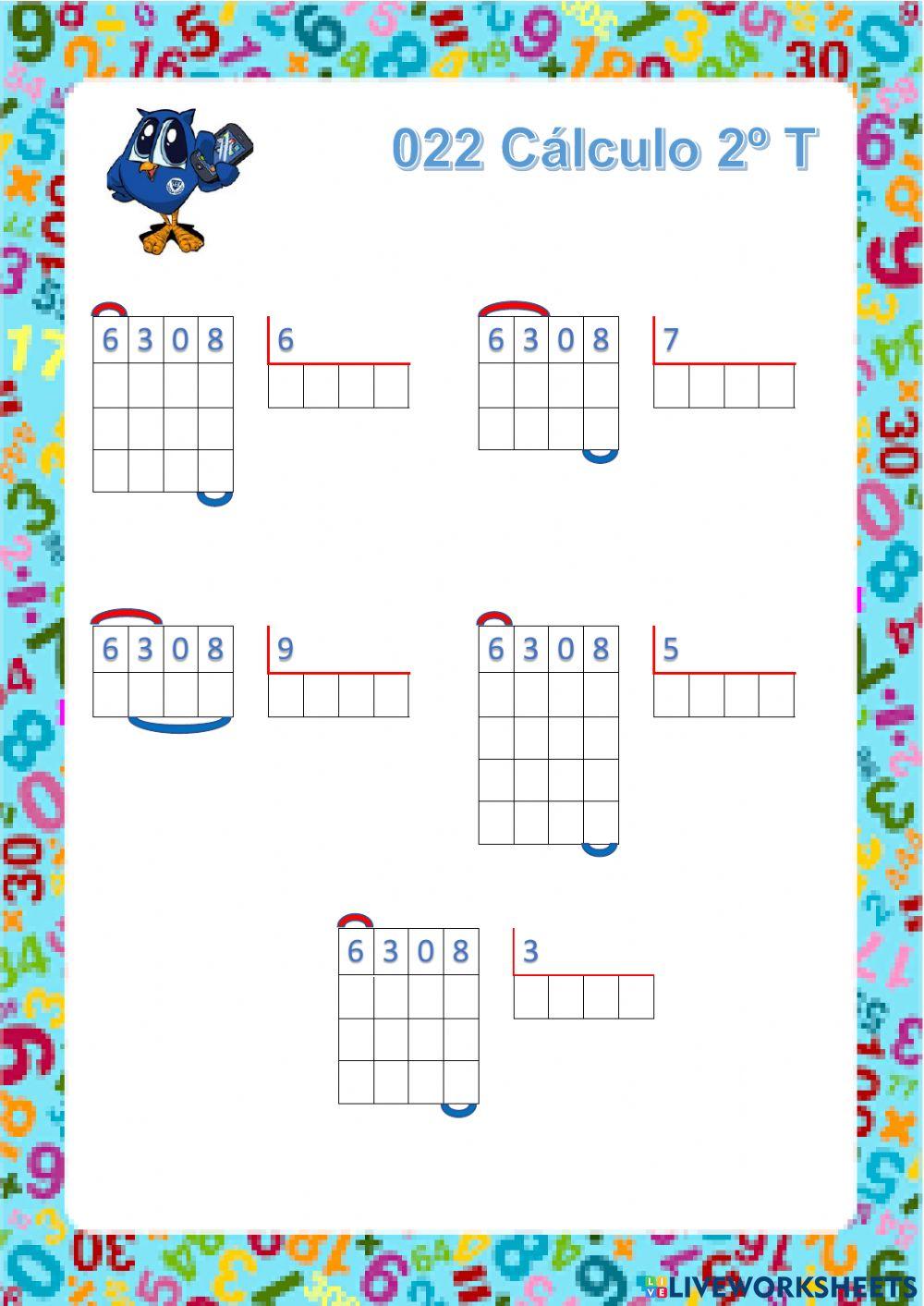 022 CÁLCULO 2º Trimestre