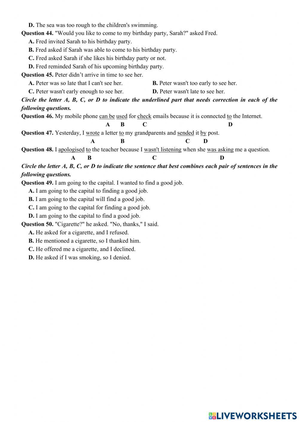 G10- TEST YOURSELF 4-5