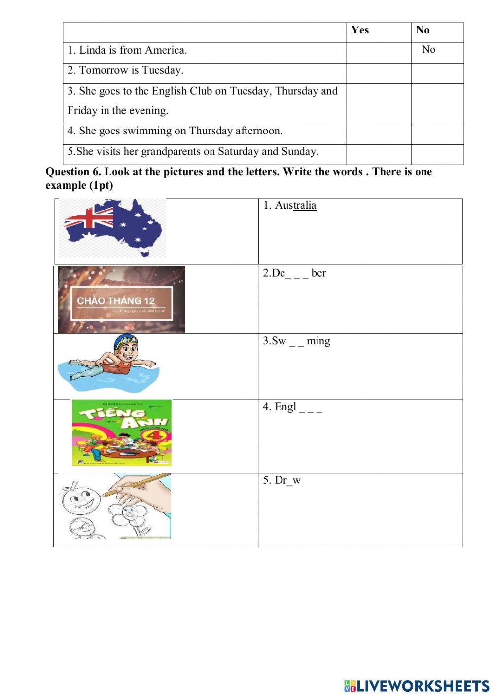 Fianls first term test