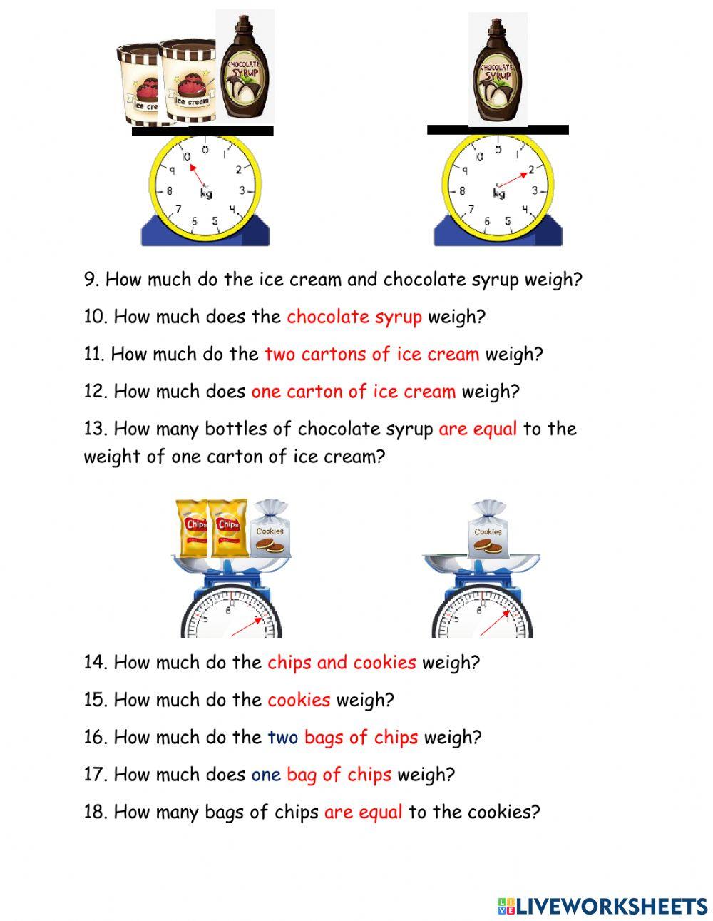 Problem Solving weights