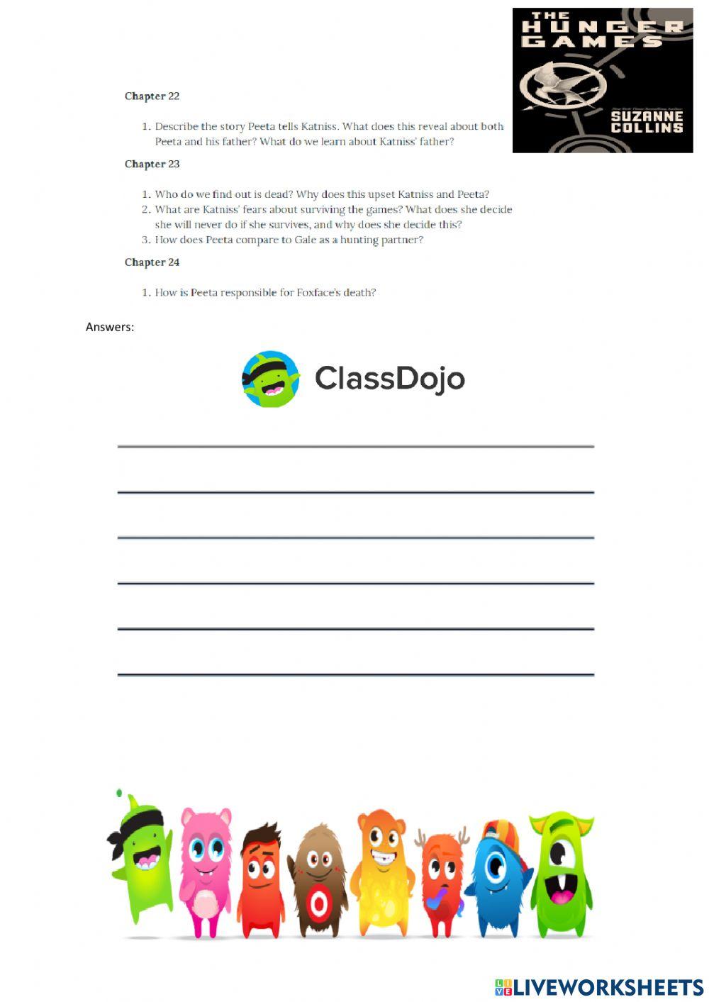 Hunger Games Chapter 22-24