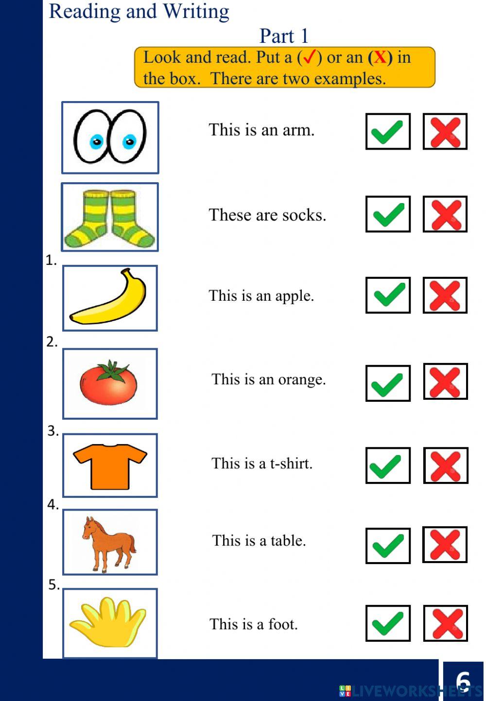 Reading and Writing Final Grade 1