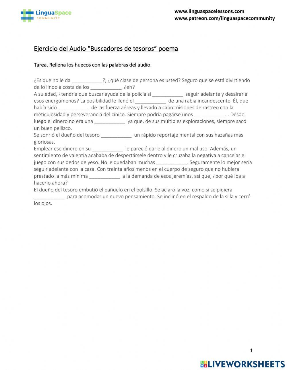 Audio buscadores de tesoros