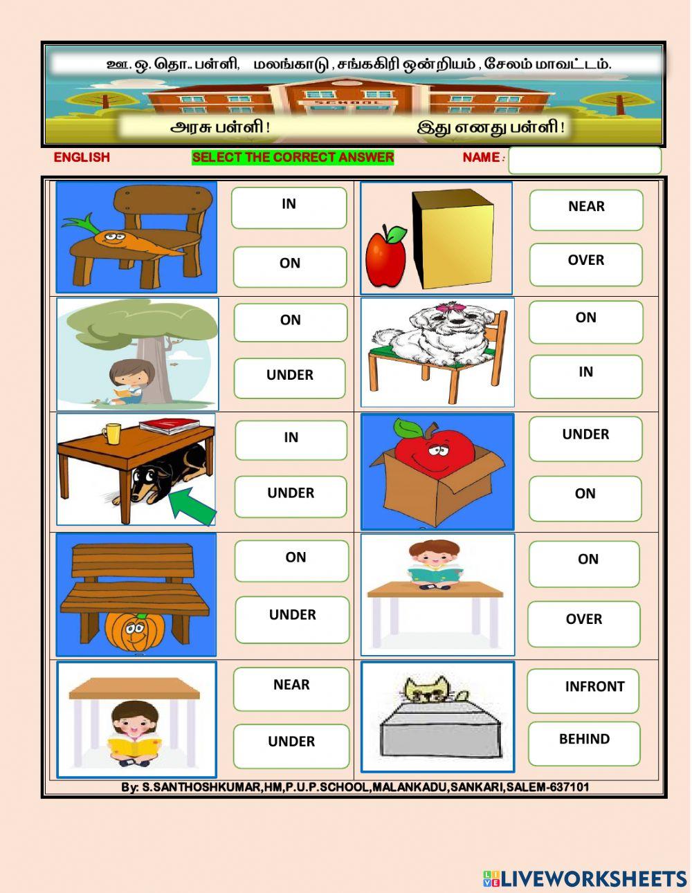 Preposition Preposition