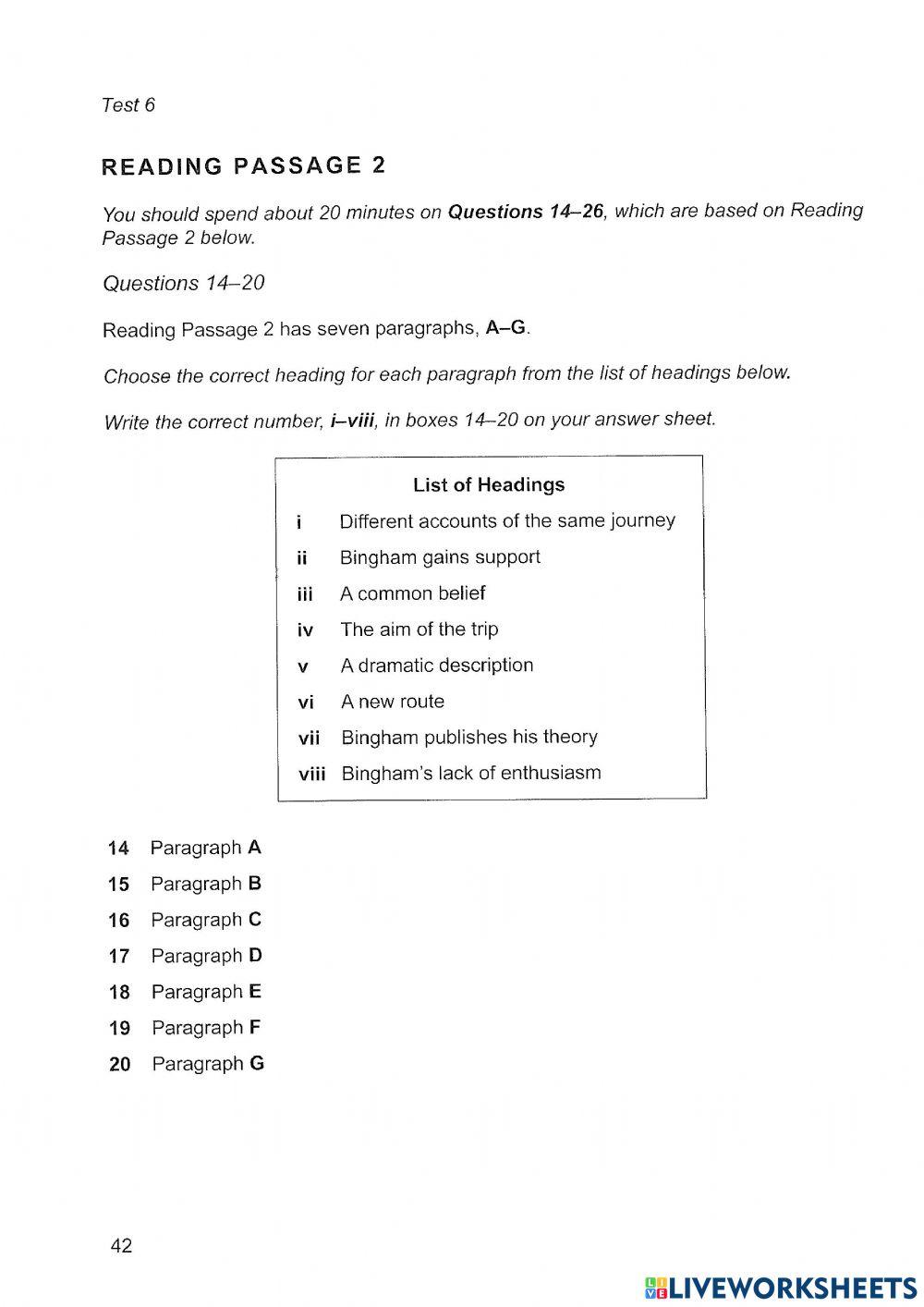 W20 - Exam Practice 2