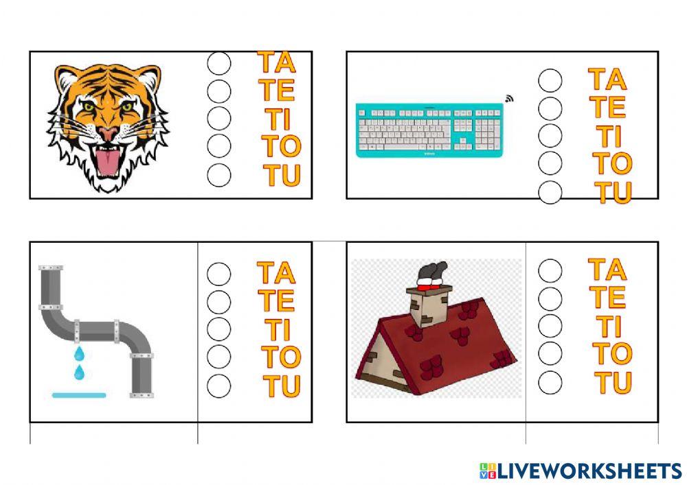 Riconoscere suono iniziale T