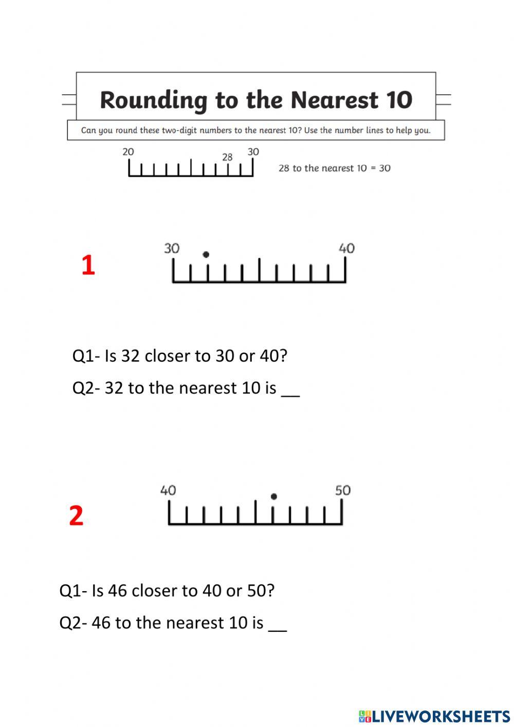 Rounding to nearest 10