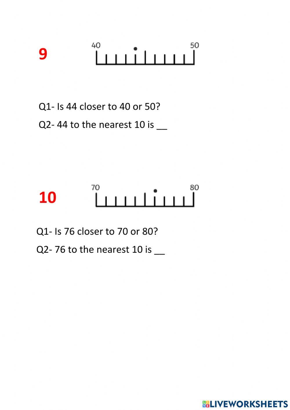 Rounding to nearest 10