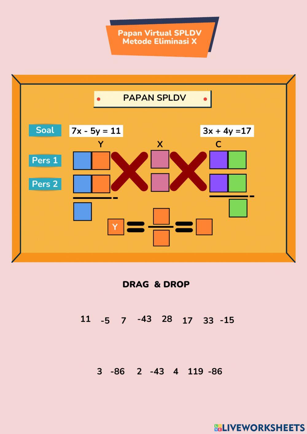 PAPAN SPLDV VIA MOBILE
