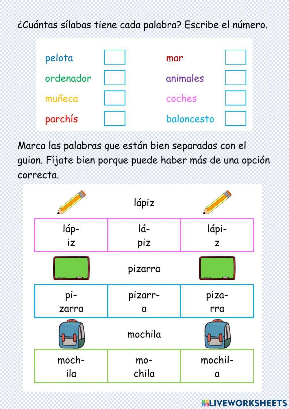 LENGUA 2º Repaso tema 1