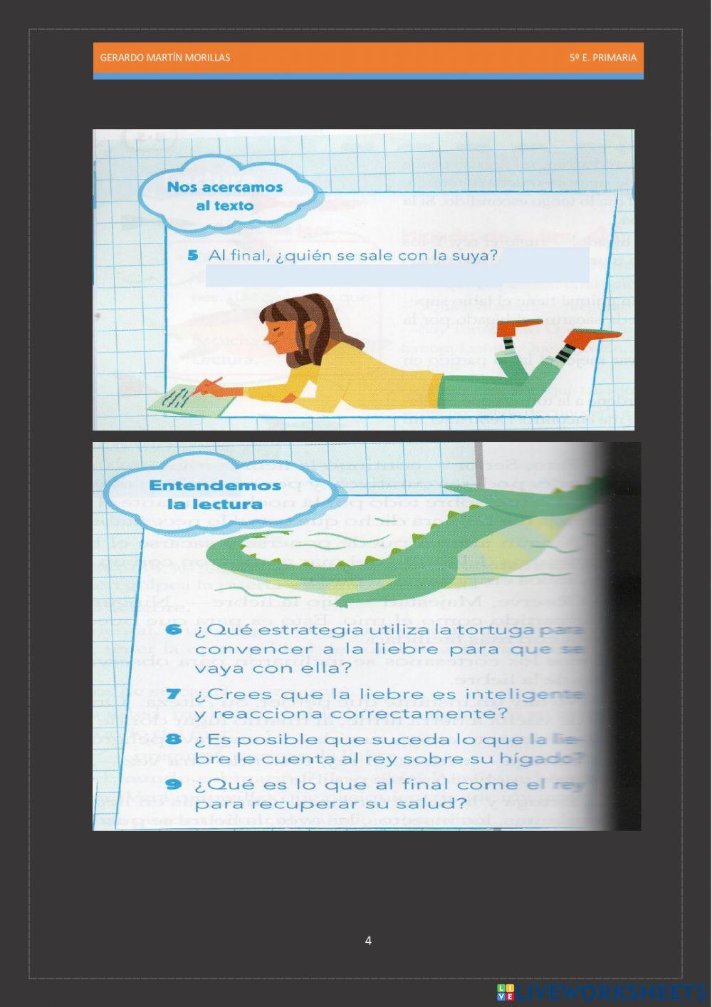 Competencia lectora. Tarea 10.