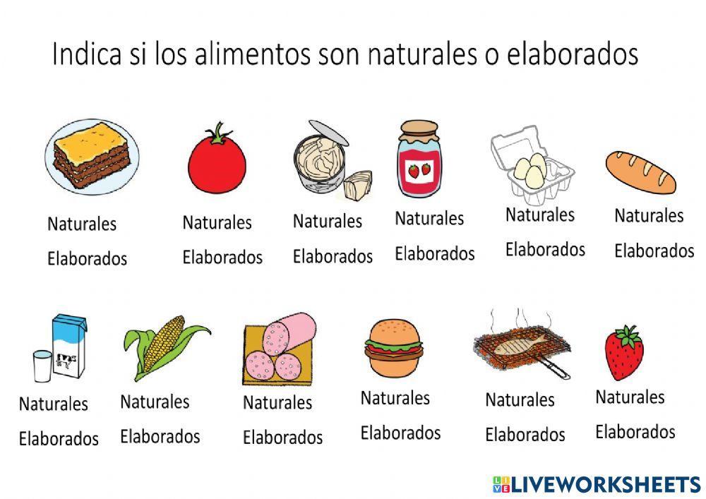 Alimentos naturales-elaborados