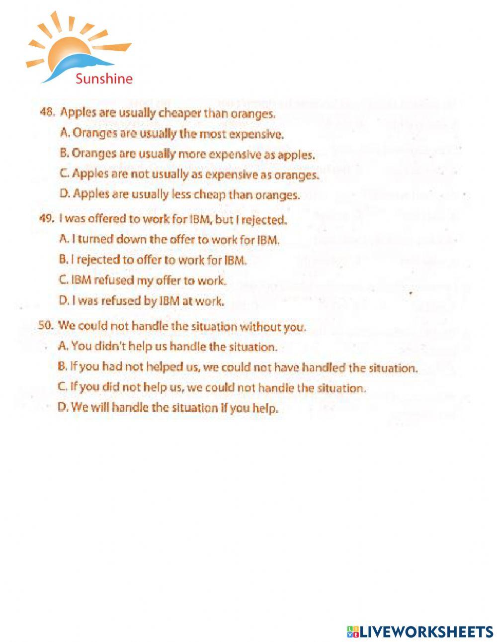 THPT - Practice test 3