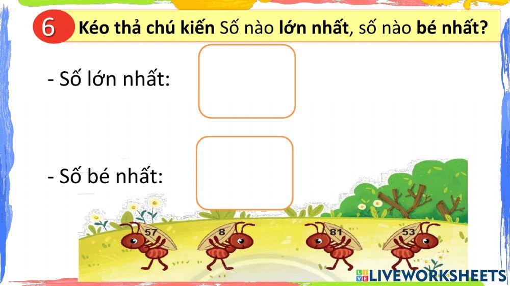 Toán ÔN TẬP CÁC SỐ TRONG PHẠM VI 100