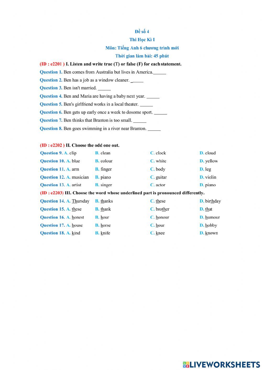 L6 - HK1 - Đề 4.1