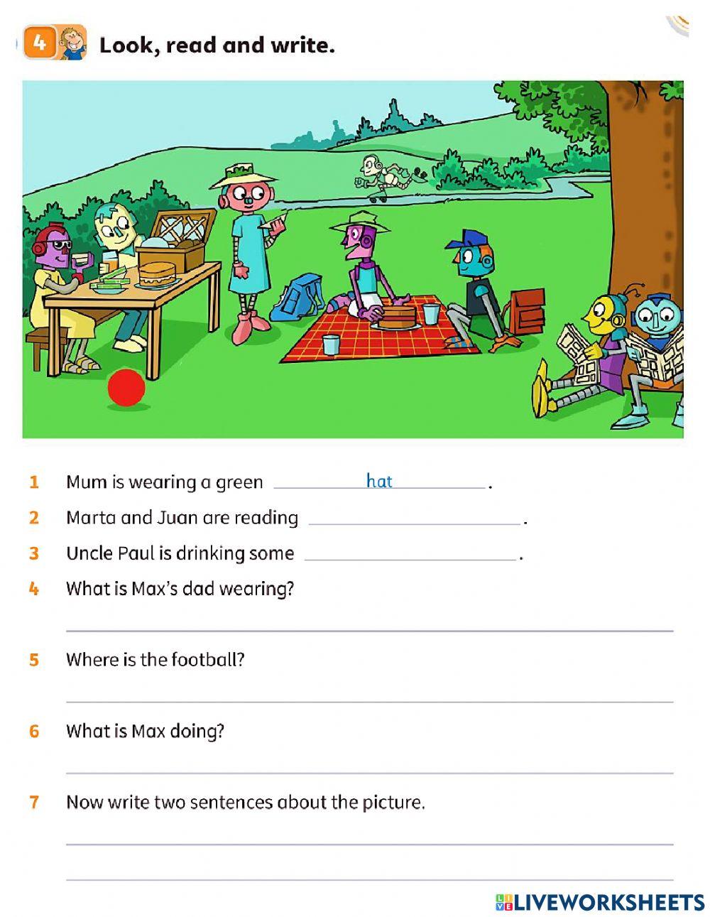 Pu 2 act book pg 52 53 54 worksheet live worksheets