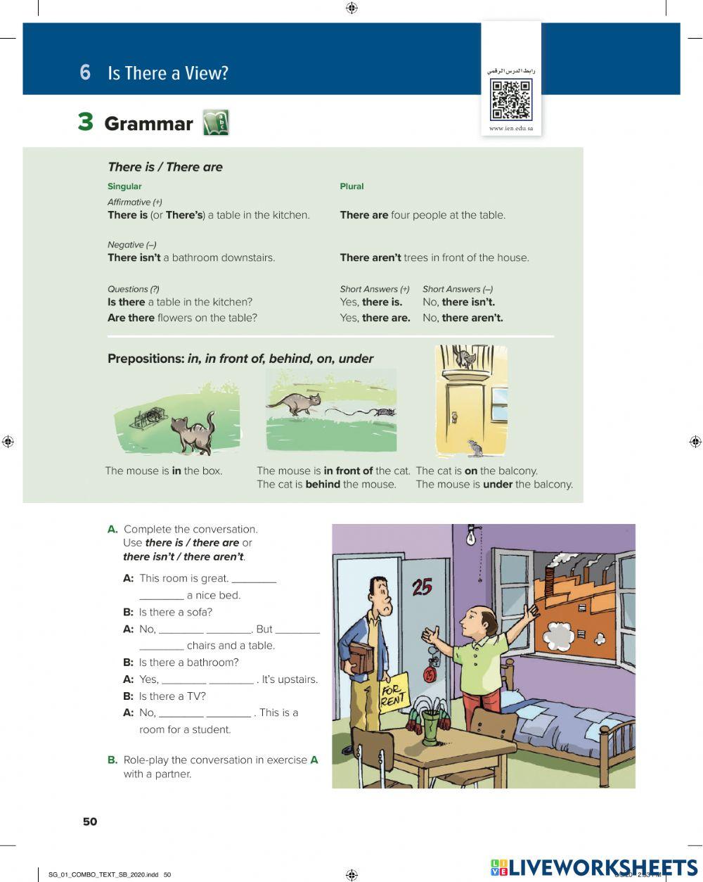 Super Goal 1 Unit 6 There is - There are