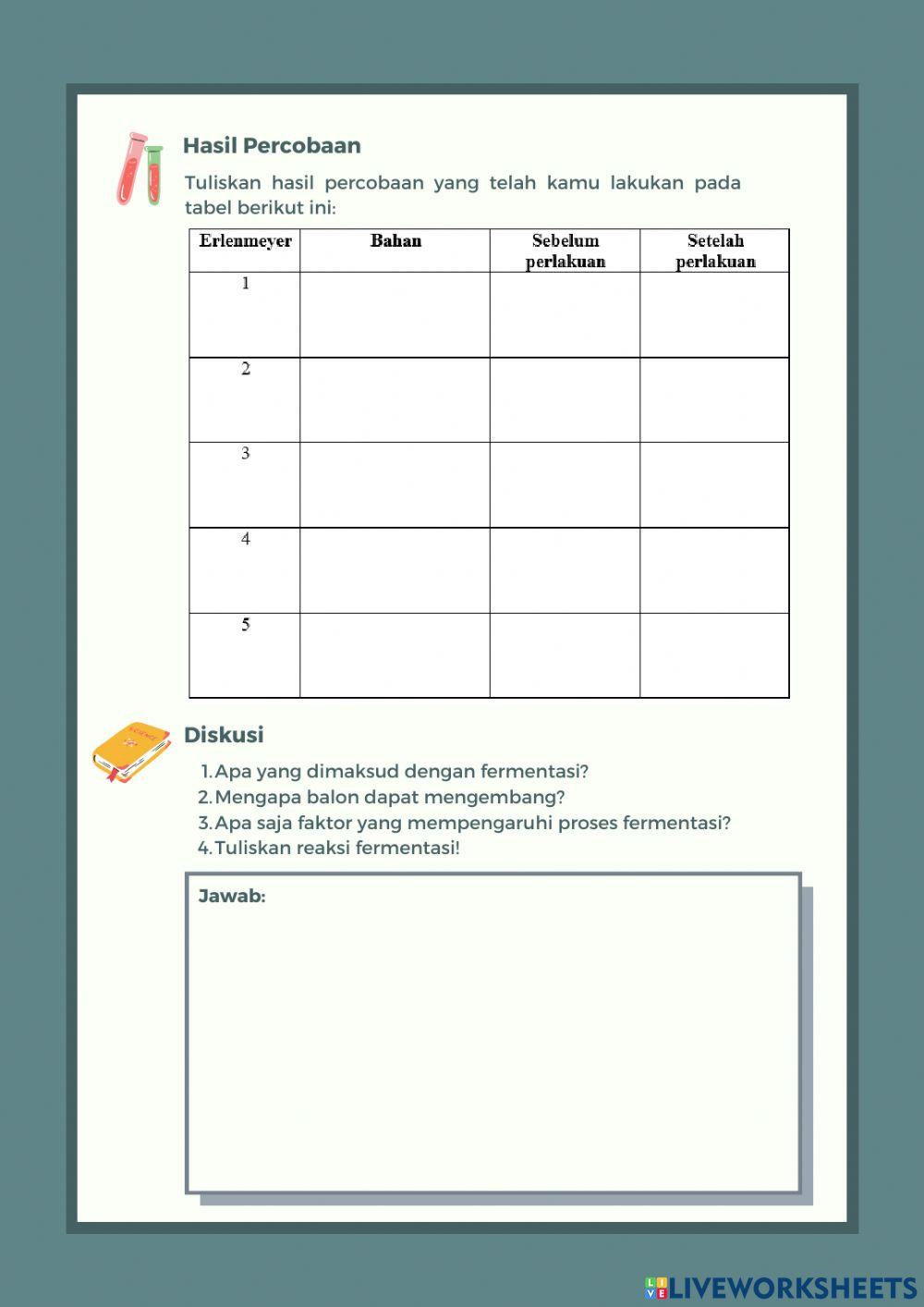 LKPD Virtual Lab Fermentasi