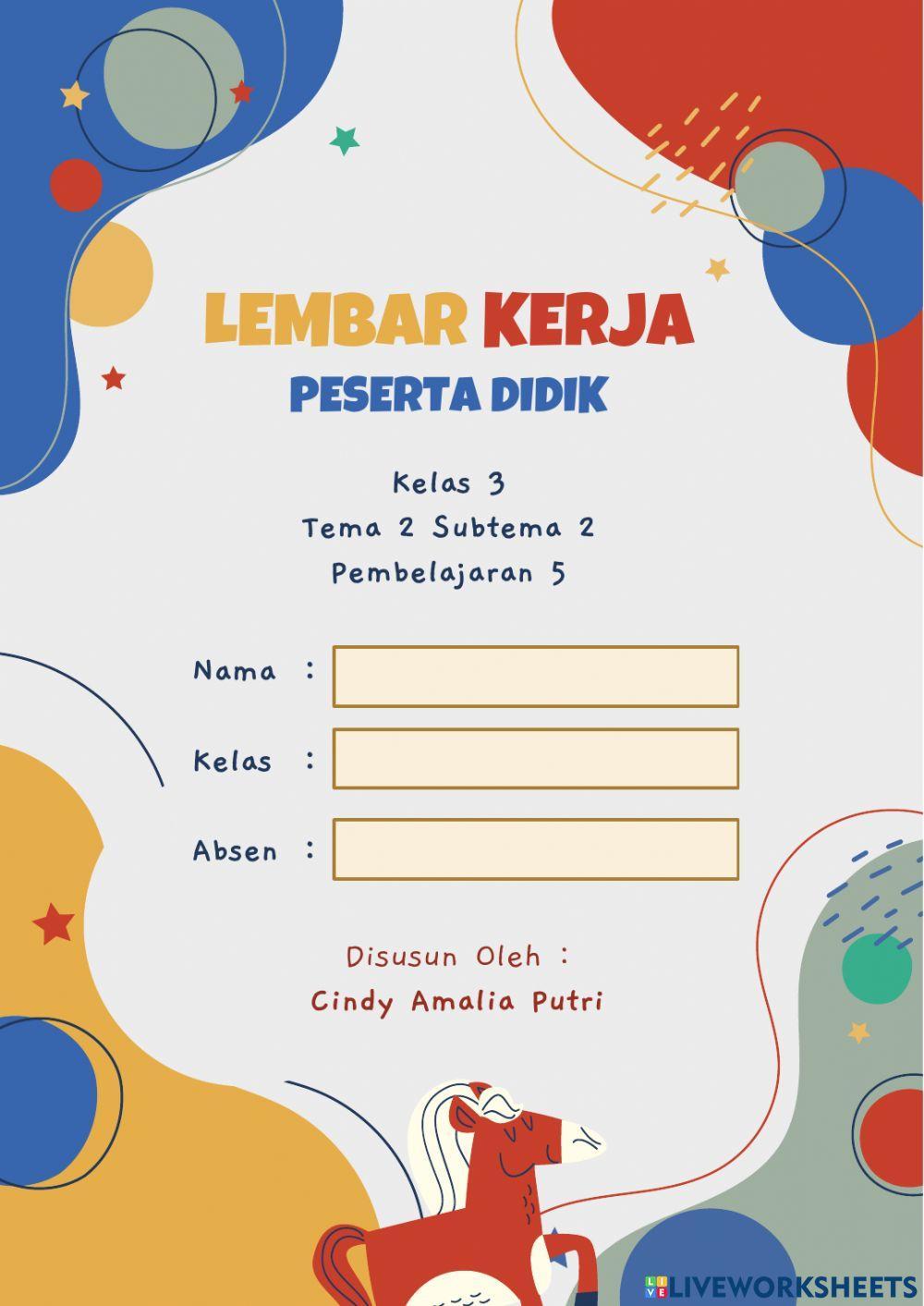 LKPD Kelas 3 Tema 2 Subtema 2