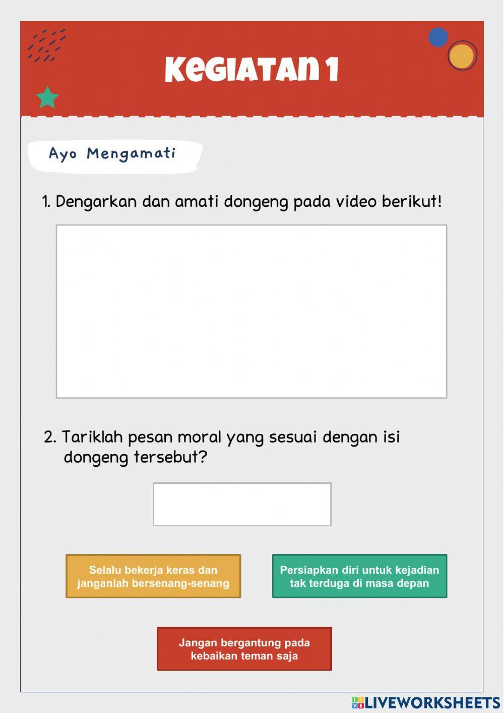 LKPD Kelas 3 Tema 2 Subtema 2