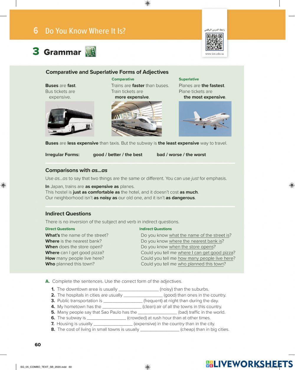 Super Goal 5 Unit 6 Adjectives