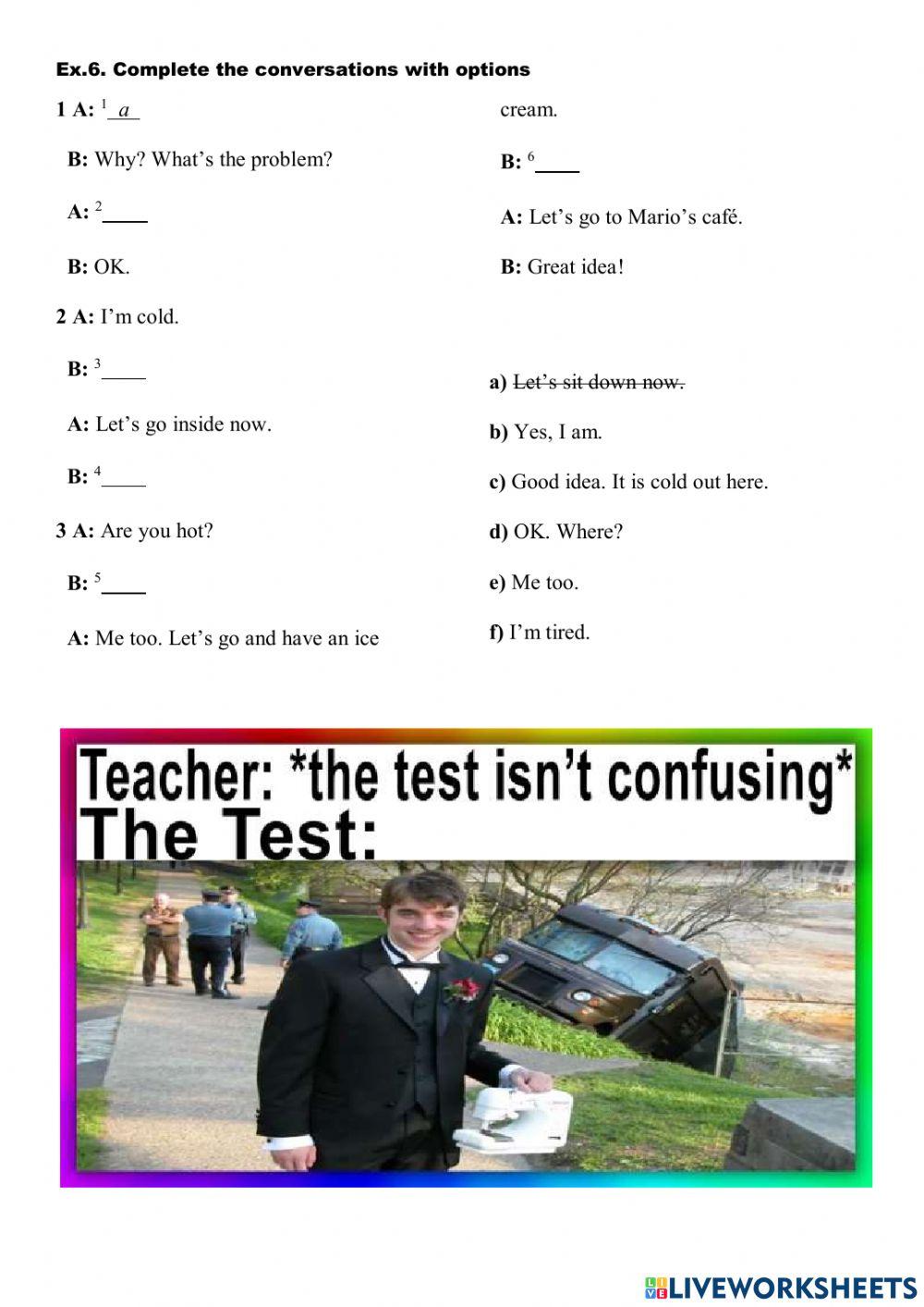 Speak Out Starter - Test Unit 2