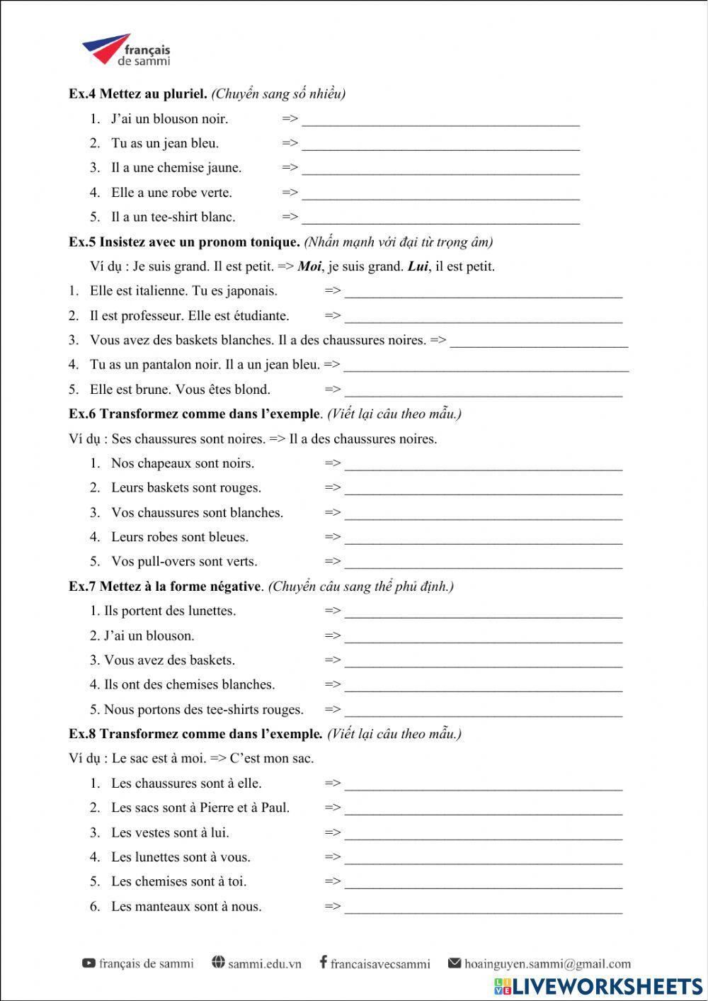 Le Nouveau Taxi 1 - Leçon 6 - Cahier d'exercices